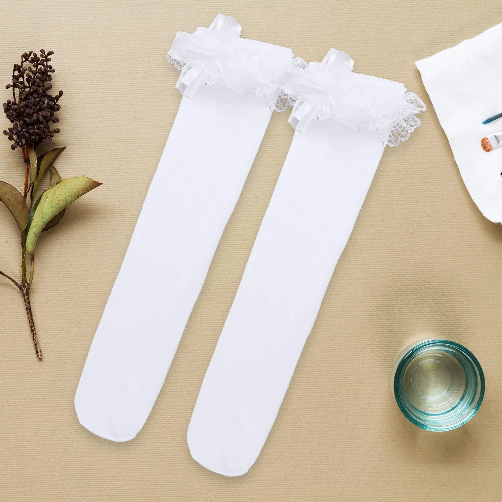 Гольфы Sibba с кружевными оборками, бантом и отделкой оборками, милые белые хлопковые чулки Lolita, мягкие гольфы-трубы для Хэллоуина для одежды Loli, фото №3 Гольфы Sibba с кружевными оборками, бантом и отделкой оборками, милые белые хлопковые чулки Lolita, мягкие гольфы-трубы для Хэллоуина для одежды Loli, фото №3