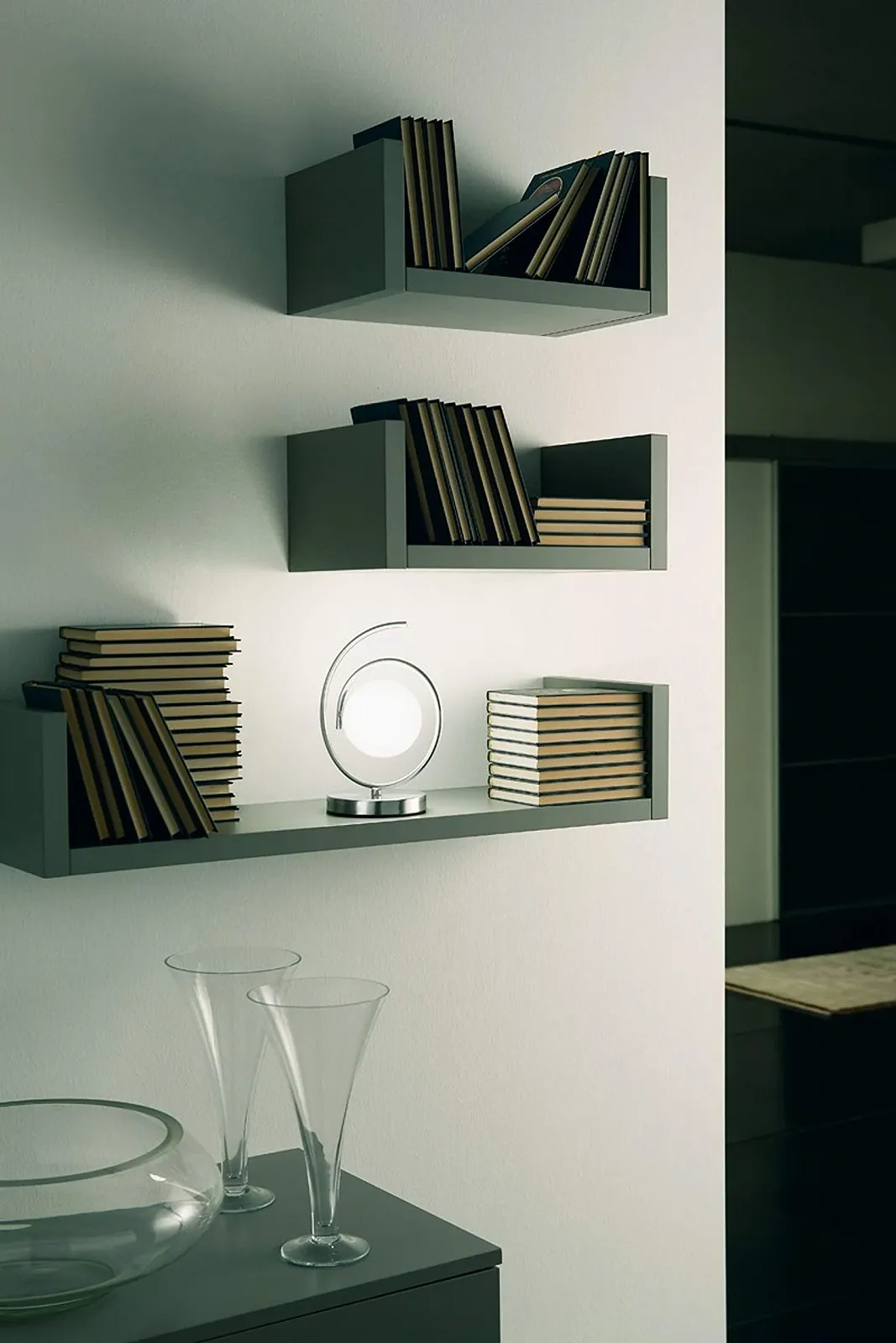 Настільна лампа Fabas Luce Ensemble LED 5 Вт Сатиновий нікель, фото №2