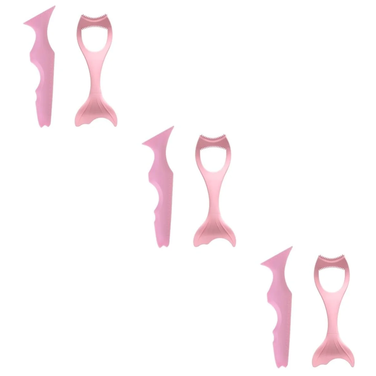 Инструмент для подводки глаз Ipetboom Набор из 6 предметов Разделитель для ресниц Инструмент для губной помады для девушек Силиконовые формы для подогрева ресниц Трафарет для бровей Силиконовые вспомогательные средства, фото №1