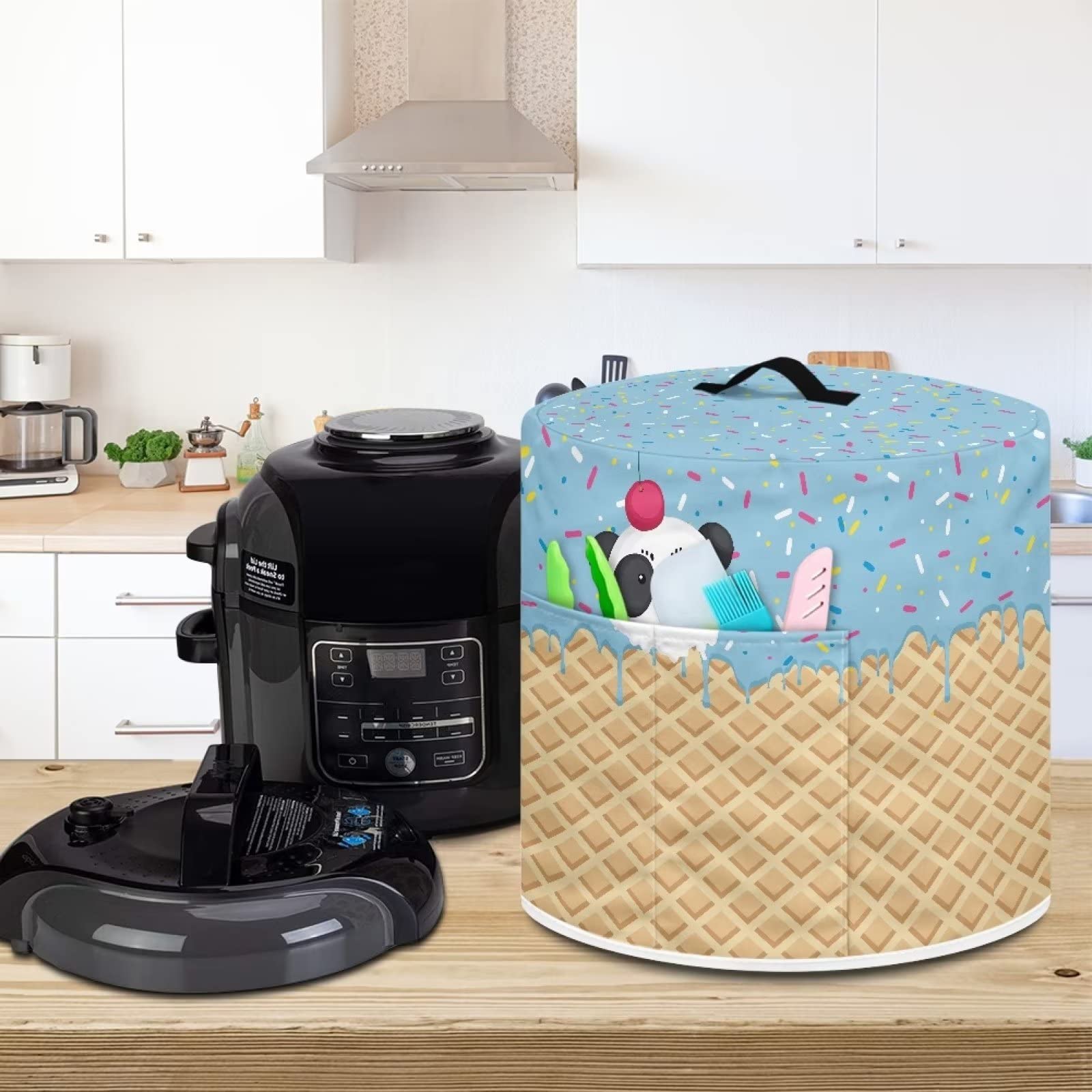 Чехол ZIATUBLES Panda Icecream для мультиварки Подходит для кастрюли 8 qt, фото №3
