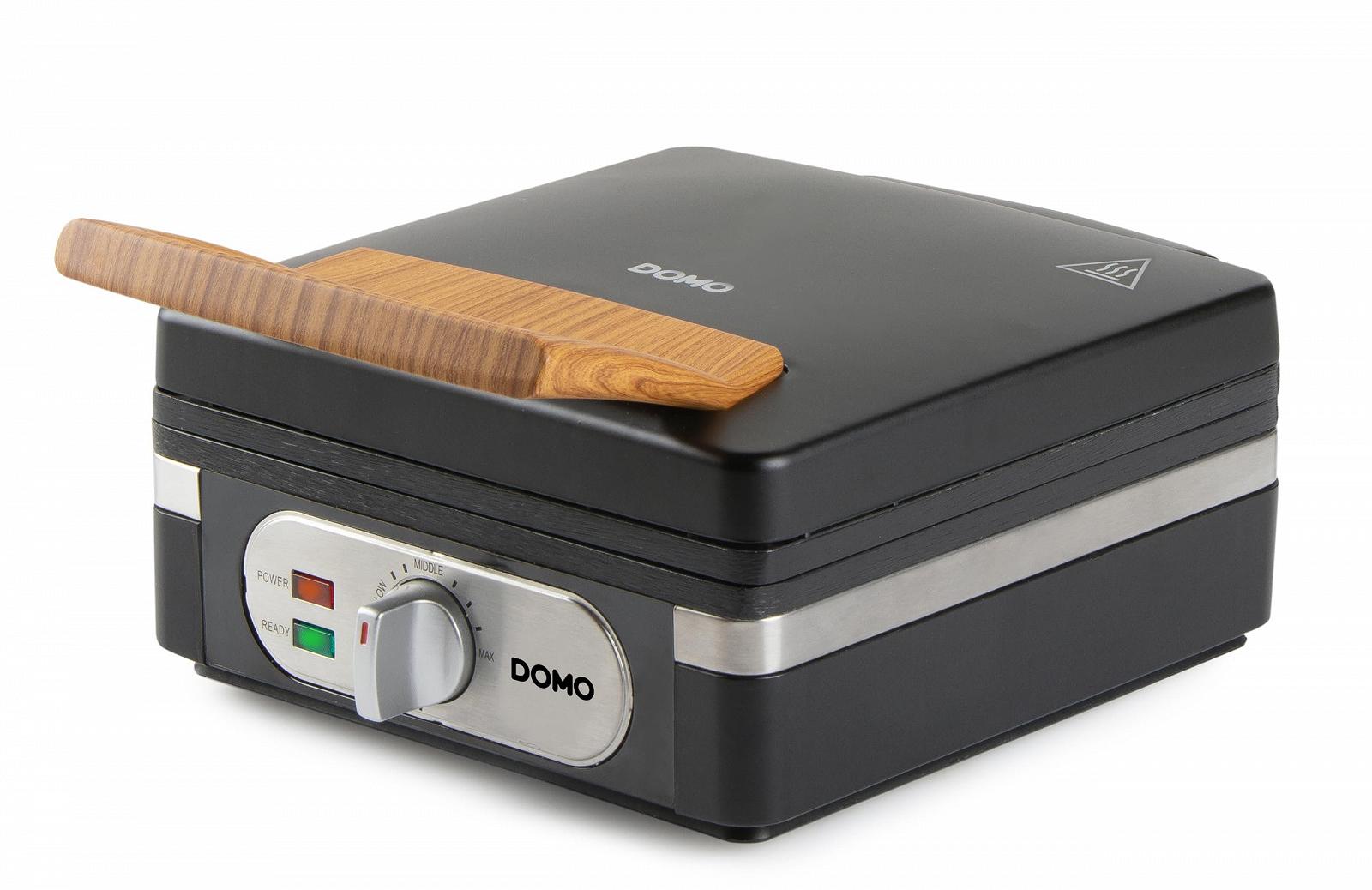 Вафельница DOMO DO9275W для бельгийских вафель, 1400 Вт, Inky Black, фото №1