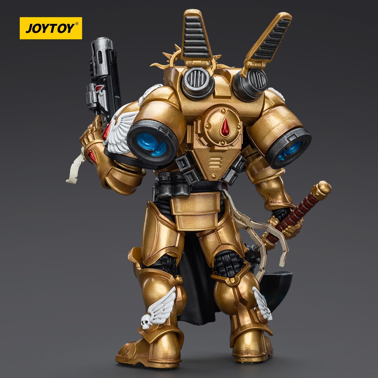 Фигурка JOYTOY Warhammer 40k Blood Angels Commander Dante, масштаб 1/18, коллекционная модель, фото №7