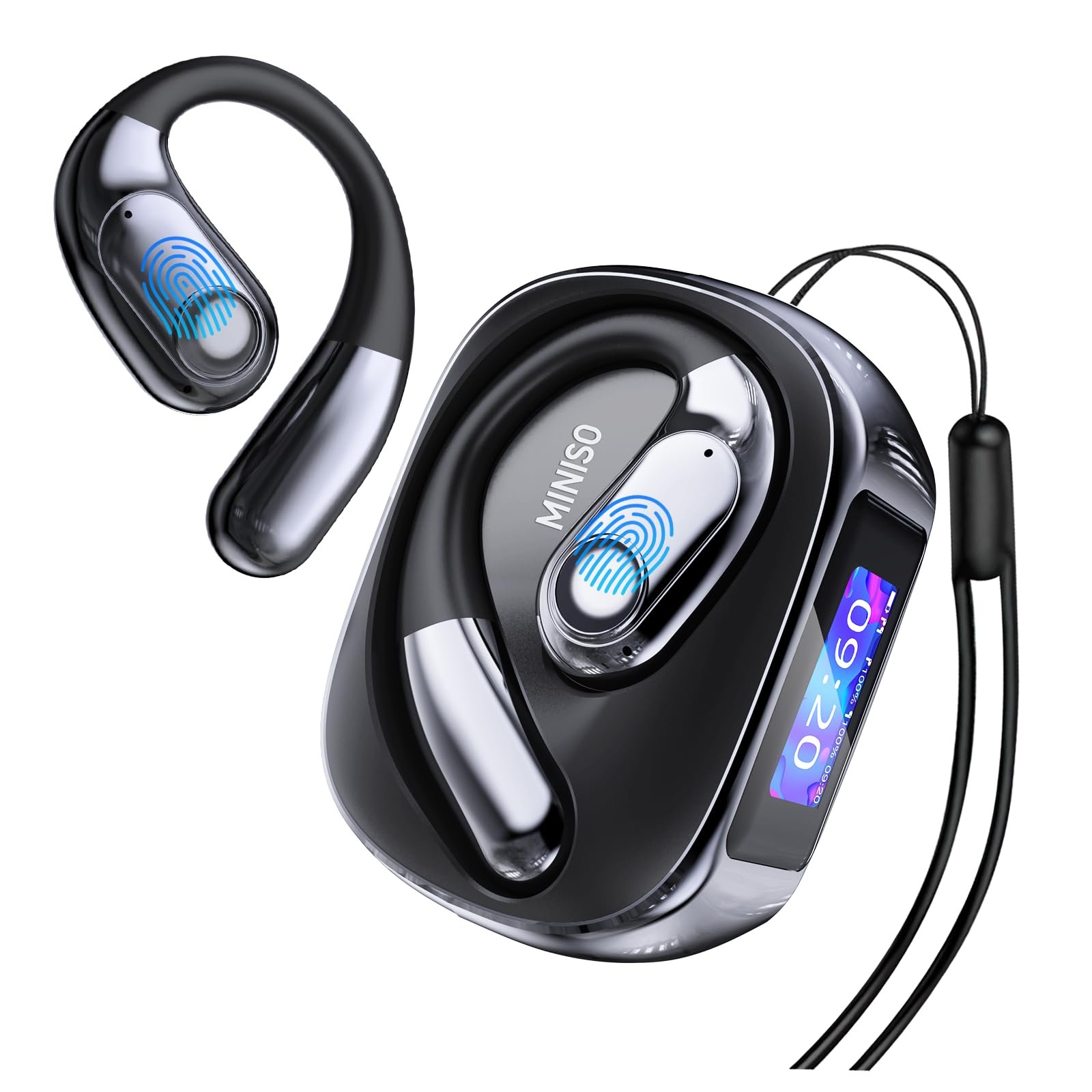 Навушники-перекладач MINISO MS193 Ki, 3-в-1, 135 мов, Bluetooth 6.0, для iOS/Android, для навчання, подорожей, бізнесу, фото №1