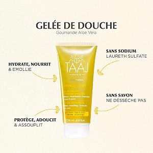 Желе для душу TAAJ Abhyanga Aloe Vera 3 x 200 мл synthetic.ua - Фото 1