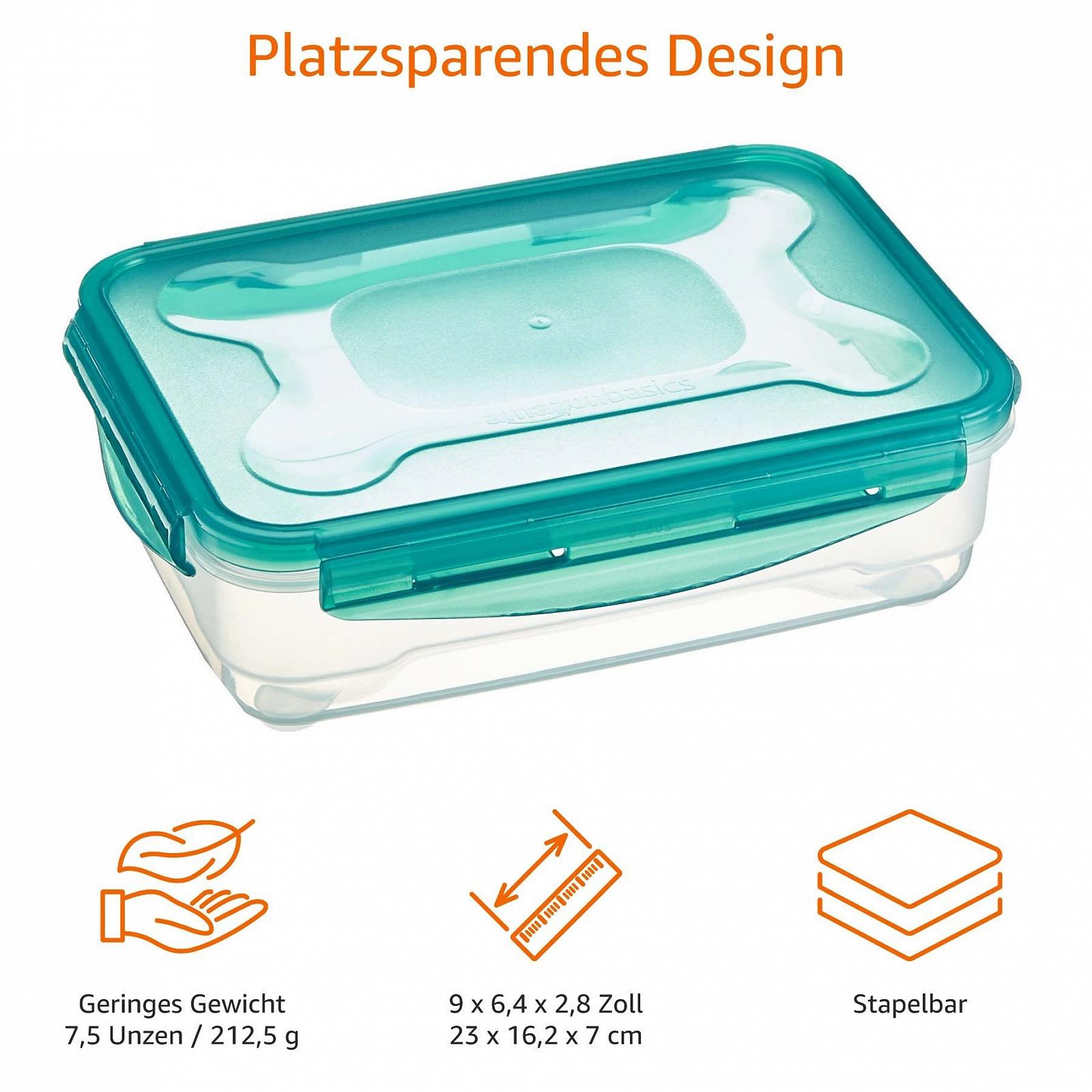 Набір контейнерів для зберігання продуктів AmazonBasics герметичний 3 шт 3 x 1.2 л, фото №3