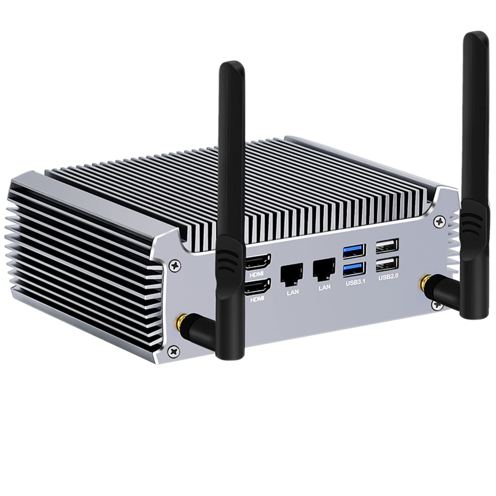 Мини-ПК KingnovyPC 4K Fanless Ryzen 7 4800U 32GB 1TB Win 11 Pro, фото №1
