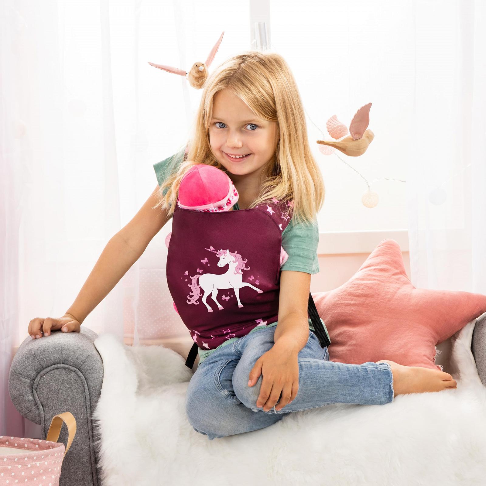 Переноска для ляльок Bayer Design EasyCarry з регульованими ременями спереду та ззаду, фото №4