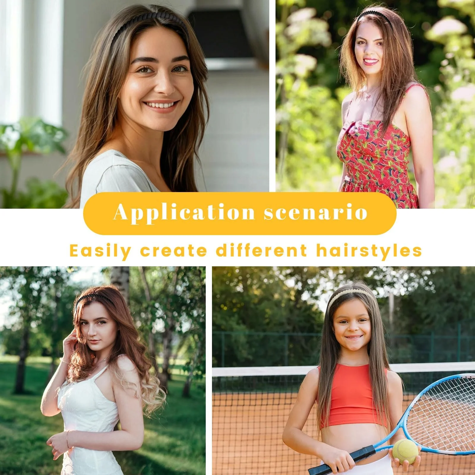 Обруч VelvetGlow з зубчиками для жінок, нековзкий, фото №7 Обруч VelvetGlow з зубчиками для жінок, нековзкий, фото №7