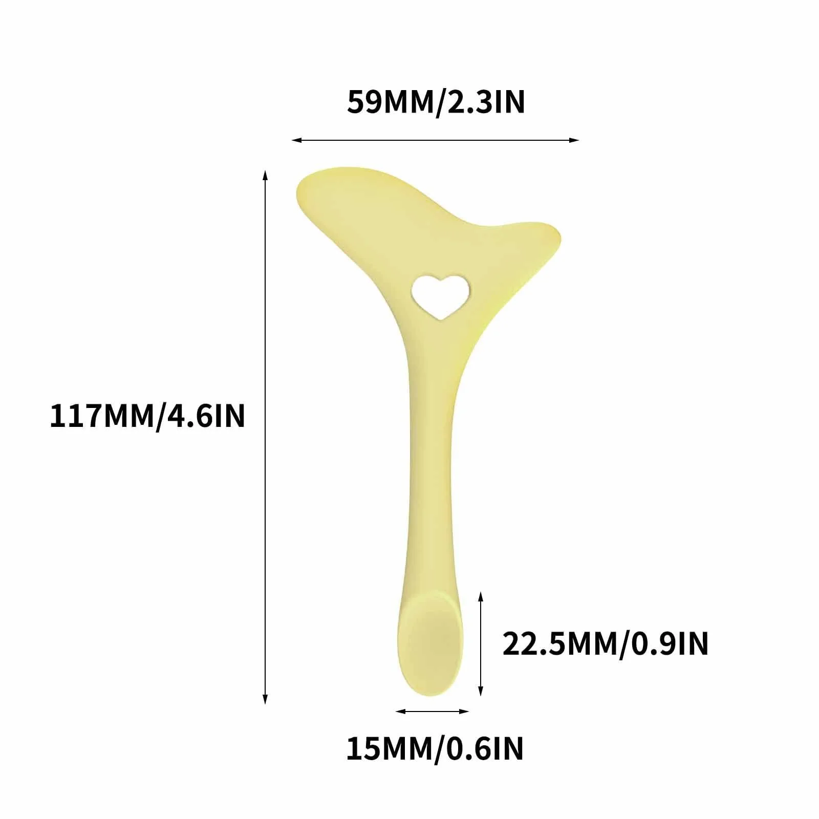 Трафарет для підводки очей Силіконовий Багаторазовий Жовтий, фото №7