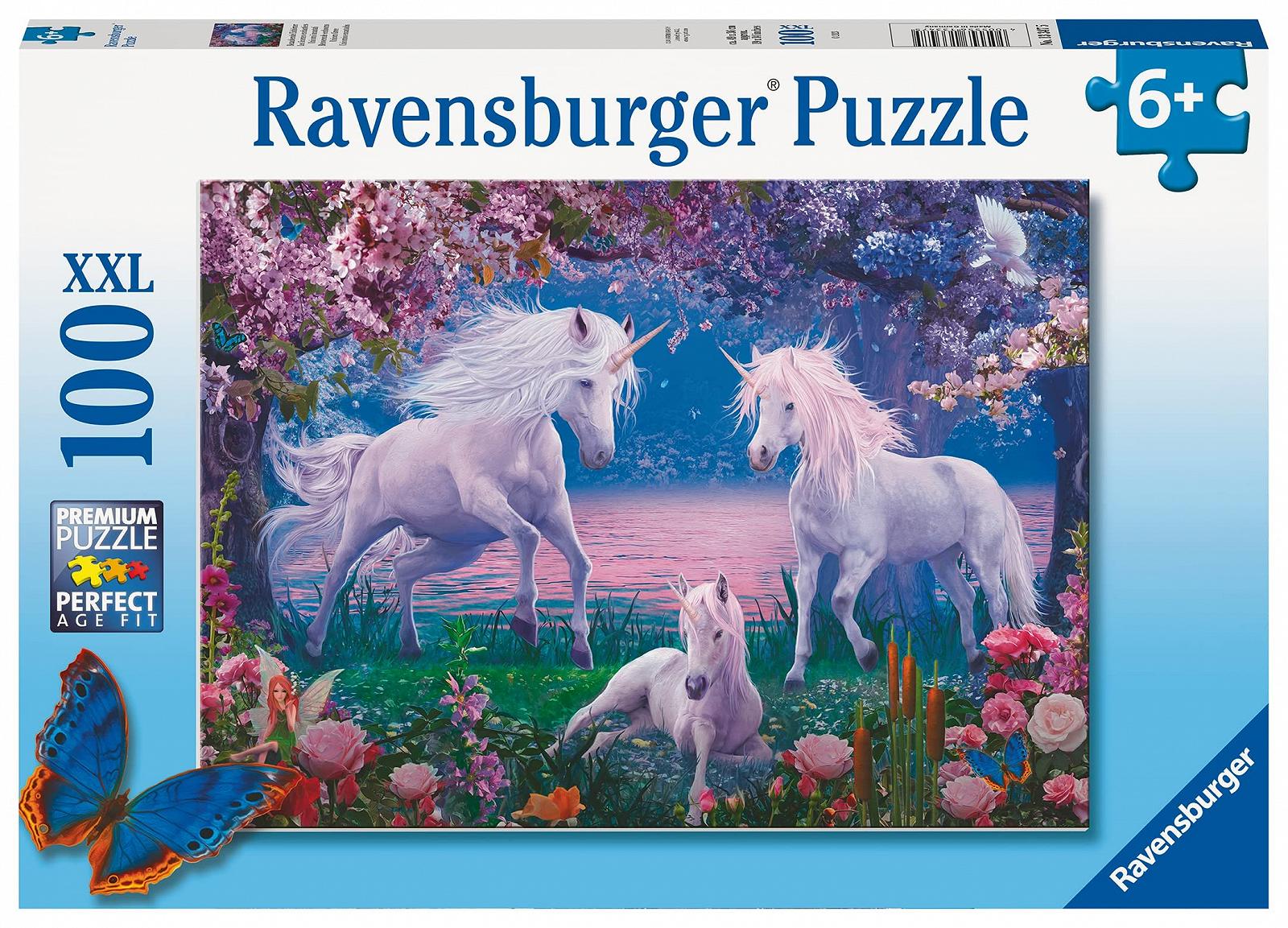 Детский пазл Ravensburger 13347 Charming Unicorns 100 элементов для детей от 6 лет, фото №1