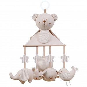 Мобиль Dybnuhoc Musical Crib Bear Cute Animals Dummy Toy Comfortable Music - Фото 1