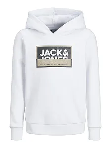 Худі Jack & Jones Jungen Jcologan Ss24 Print Sweat Hood Sn Jnr - Фото 1
