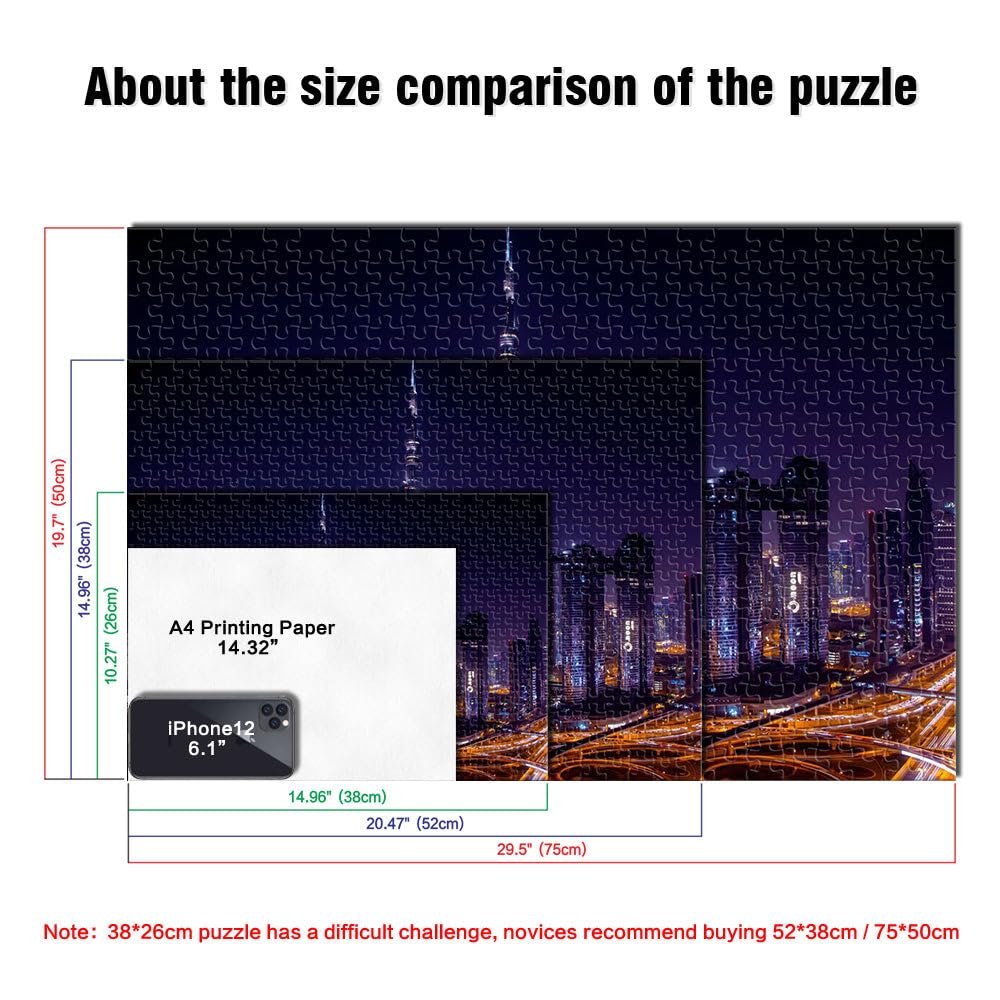 Деревянный пазл Dubai Travel Burj Khalifa 1000 деталей 50 x 75 см, фото №7