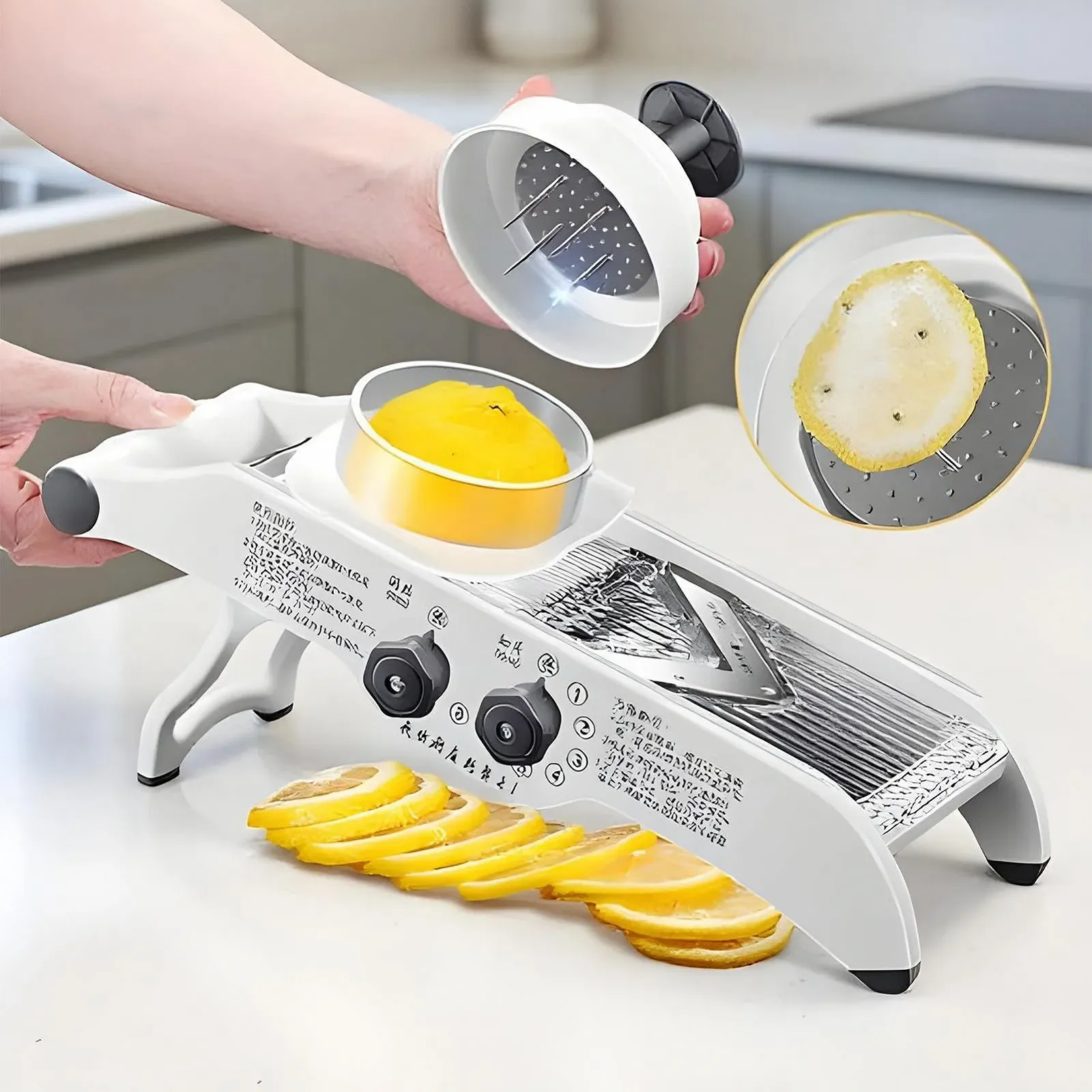 Овощерезка для кухни, 5 уровней с контейнером, фото №6