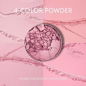Пудра KYDA Blush Кремовые румяна Розовый персик Матовая палетка 01 synthetic.ua - Фото 1