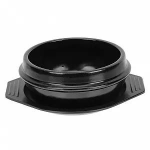 Горшок керамический термостойкий глазурованный для бибимбапа и тушения в корейском стиле - Фото 1