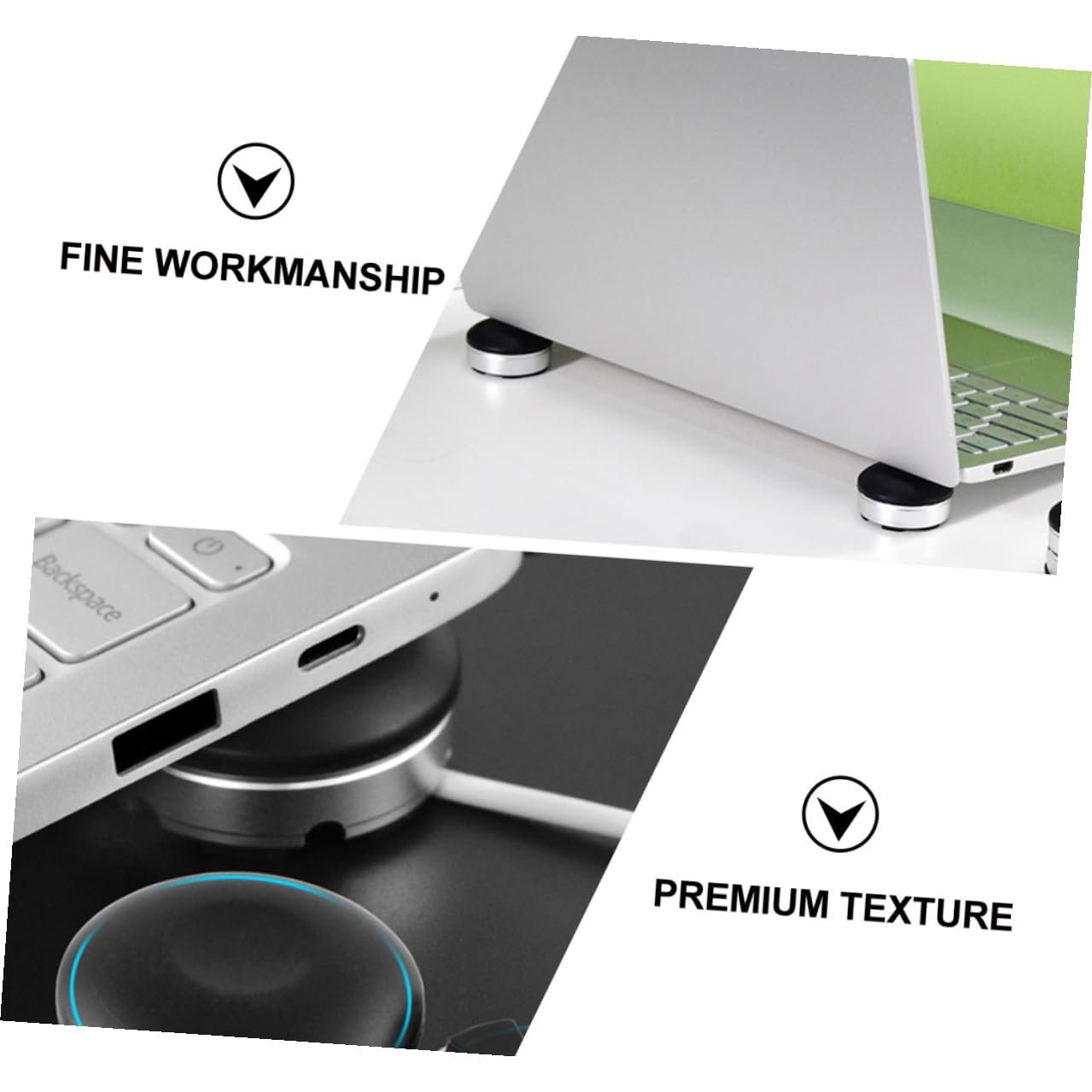 Підставка для ноутбука OUNONA Регульована по висоті Портативна, фото №7 Підставка для ноутбука OUNONA Регульована по висоті Портативна, фото №7