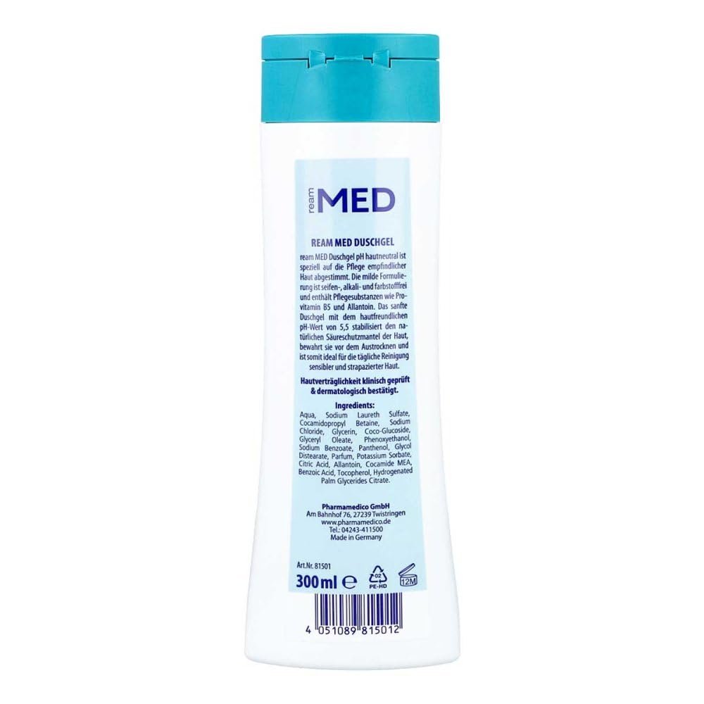 Гель для душу Ream Med pH 5.5 Skin Neutral 300 мл, фото №3 Гель для душу Ream Med pH 5.5 Skin Neutral 300 мл, фото №3