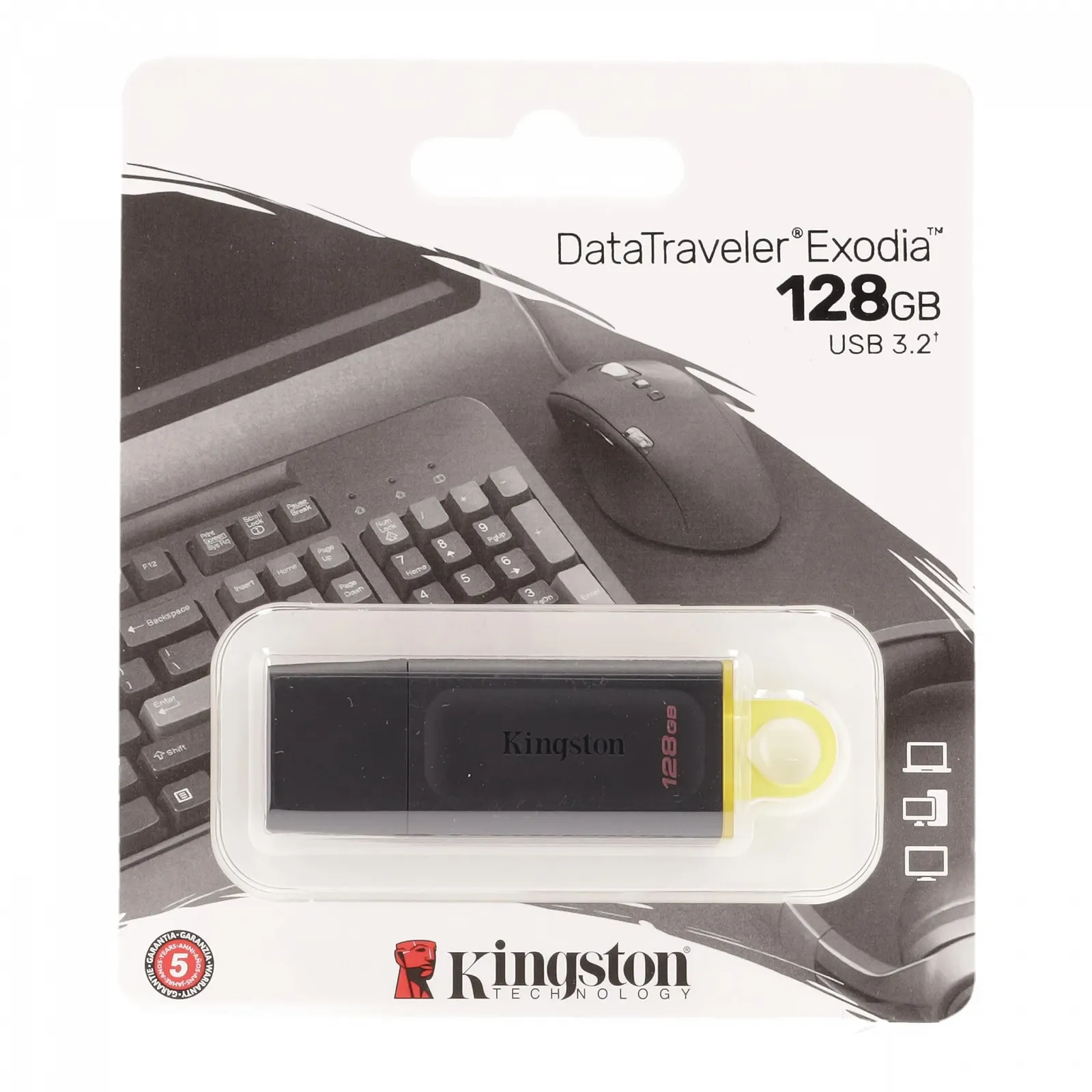 USB-флеш-накопичувач Kingston DataTraveler Exodia DTX/128GB 128GB USB 3.2 Gen 1, фото №6