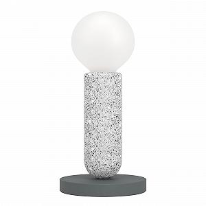 Настільна лампа EGLO Giaconecchia сталь тераццо антрацит сіра 17.5 см synthetic.ua - Фото 1