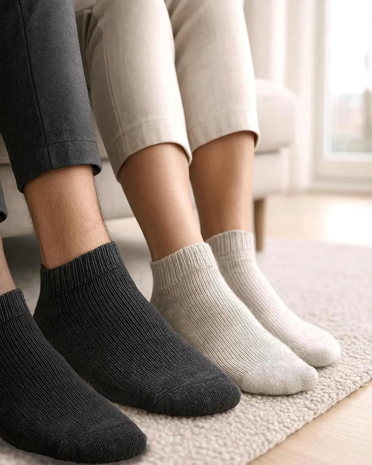 Носки Спортивные Шерстяные 80% Wool - Twin Pack Серый Антрацит, фото №5 Носки Спортивные Шерстяные 80% Wool - Twin Pack Серый Антрацит, фото №5