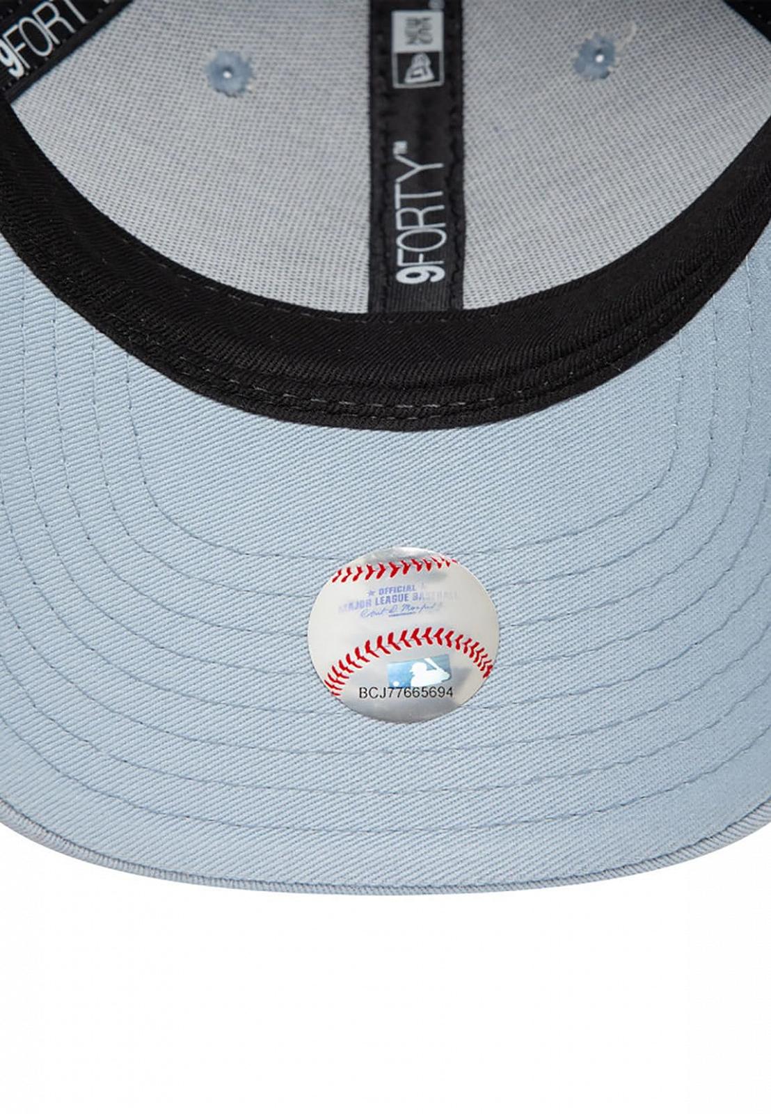 Детская кепка New Era 9Forty Metallic New York Yankees Sky, фото №5