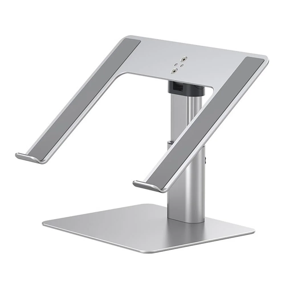 Подставка для ноутбука алюминиевая для устройств 11-17.3 дюймов, регулируемая по углу/высоте, фото №1