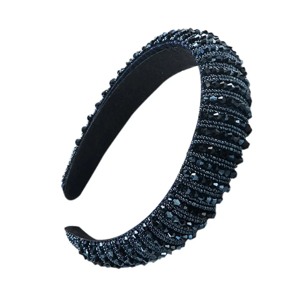 Обруч для волос со стразами, фото №6