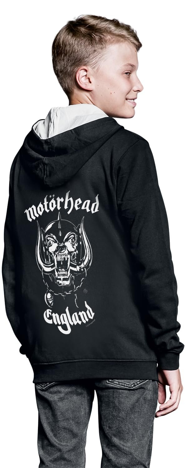 Куртка с капюшоном Motörhead England Unisex Детская Черный Band-Merch, Bands, фото №4