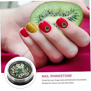 Стразы Цветы для дизайна ногтей Healvian DIY украшения для ногтей synthetic.ua - Фото 1