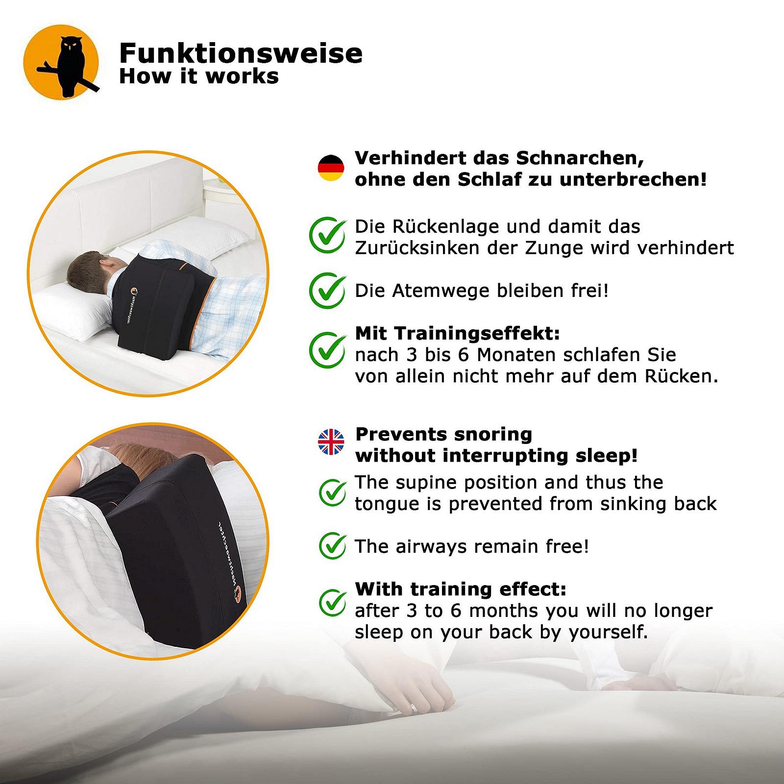 Жилет для сну Nachtwaechter Засіб проти хропіння Розмір L/XL, фото №3 Жилет для сну Nachtwaechter Засіб проти хропіння Розмір L/XL, фото №3