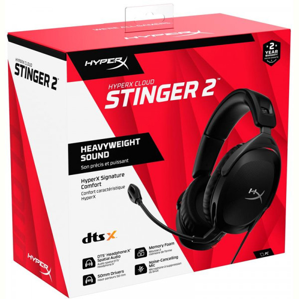 Гарнитура HyperX Cloud Stinger 2 3.5mm Black 519T1AA, фото №10
