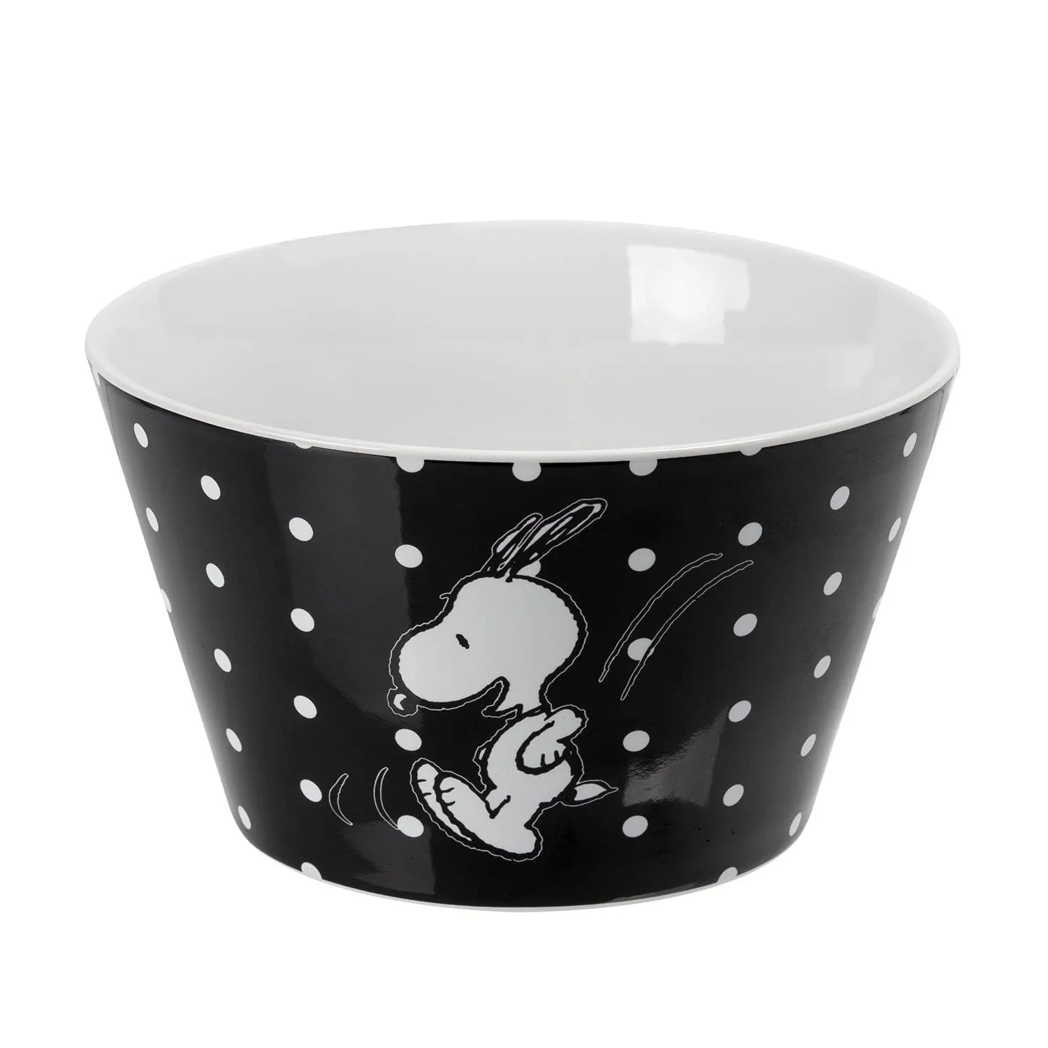 Миска для завтрака United Labels The Peanuts Snoopy Черная с пятнами Фарфор 500 мл, фото №3 Миска для завтрака United Labels The Peanuts Snoopy Черная с пятнами Фарфор 500 мл, фото №3