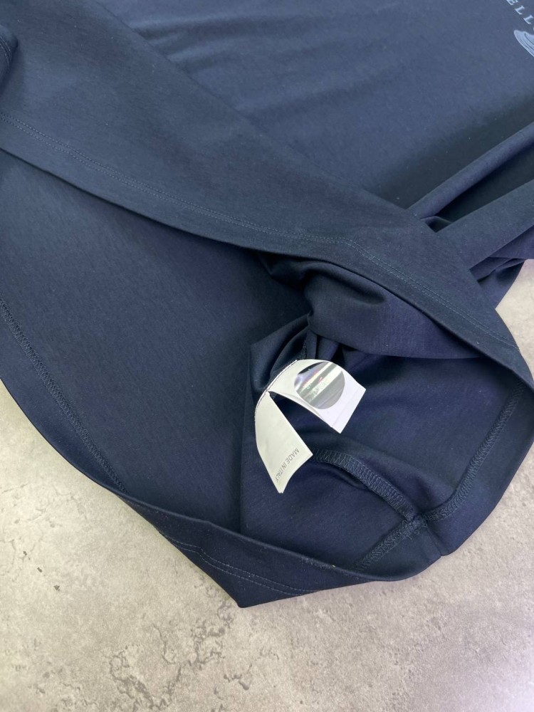 Футболка Brunello Cucinelli Across The Meridian синя f666, фото №4 Футболка Brunello Cucinelli Across The Meridian синя f666, фото №4