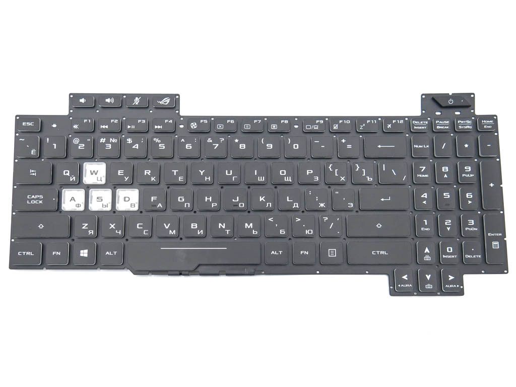 Клавиатура для ноутбука Asus GL704 GL704GM GL704GV GL704GW подсветка rgb ориг, фото №1