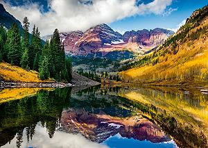 Пазл Ravensburger Beautiful Mountains Collection Aspen, Colorado 1000 деталей - Фото 1