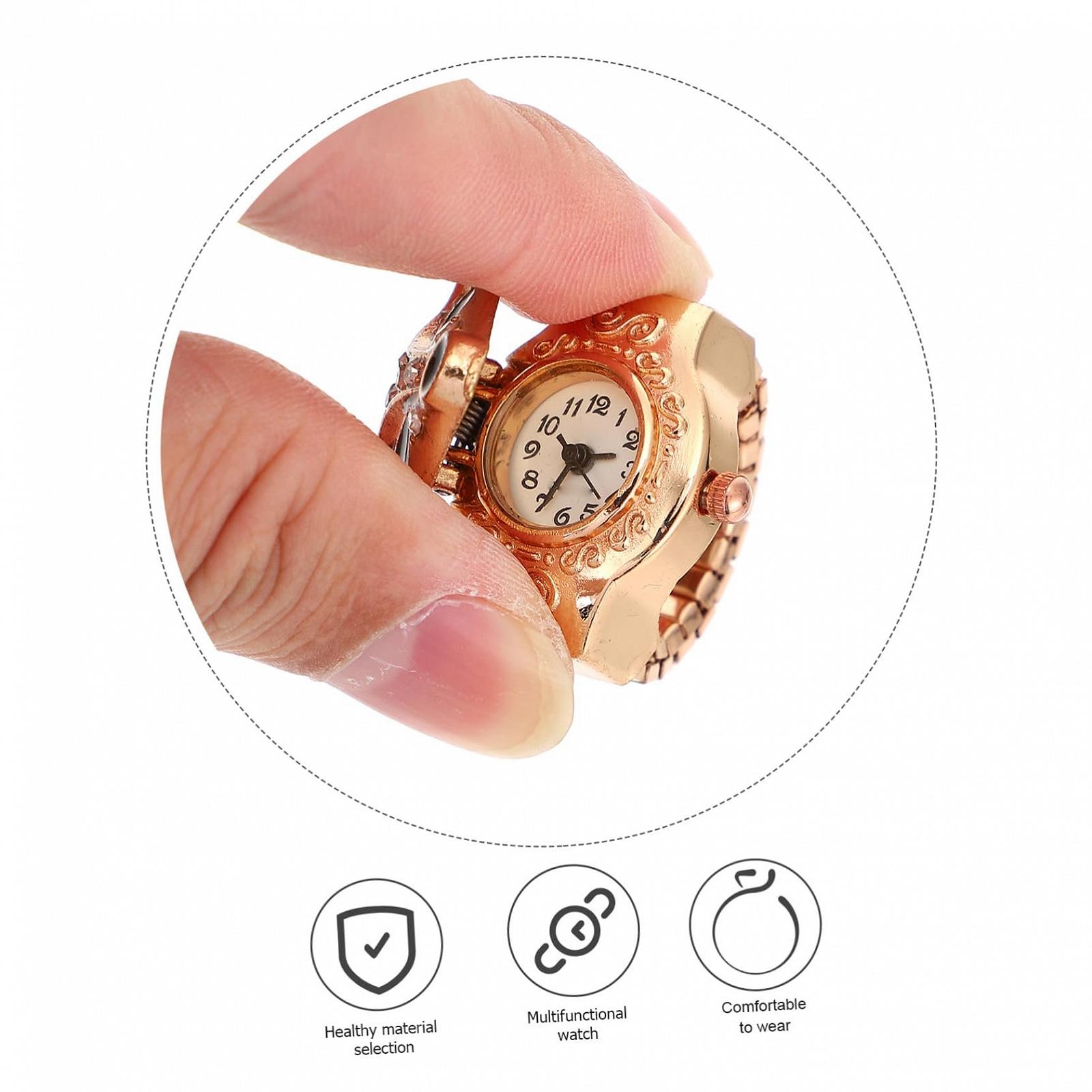 Кольцо-часы Healvian женские с регулируемым размером, фото №8 Кольцо-часы Healvian женские с регулируемым размером, фото №8