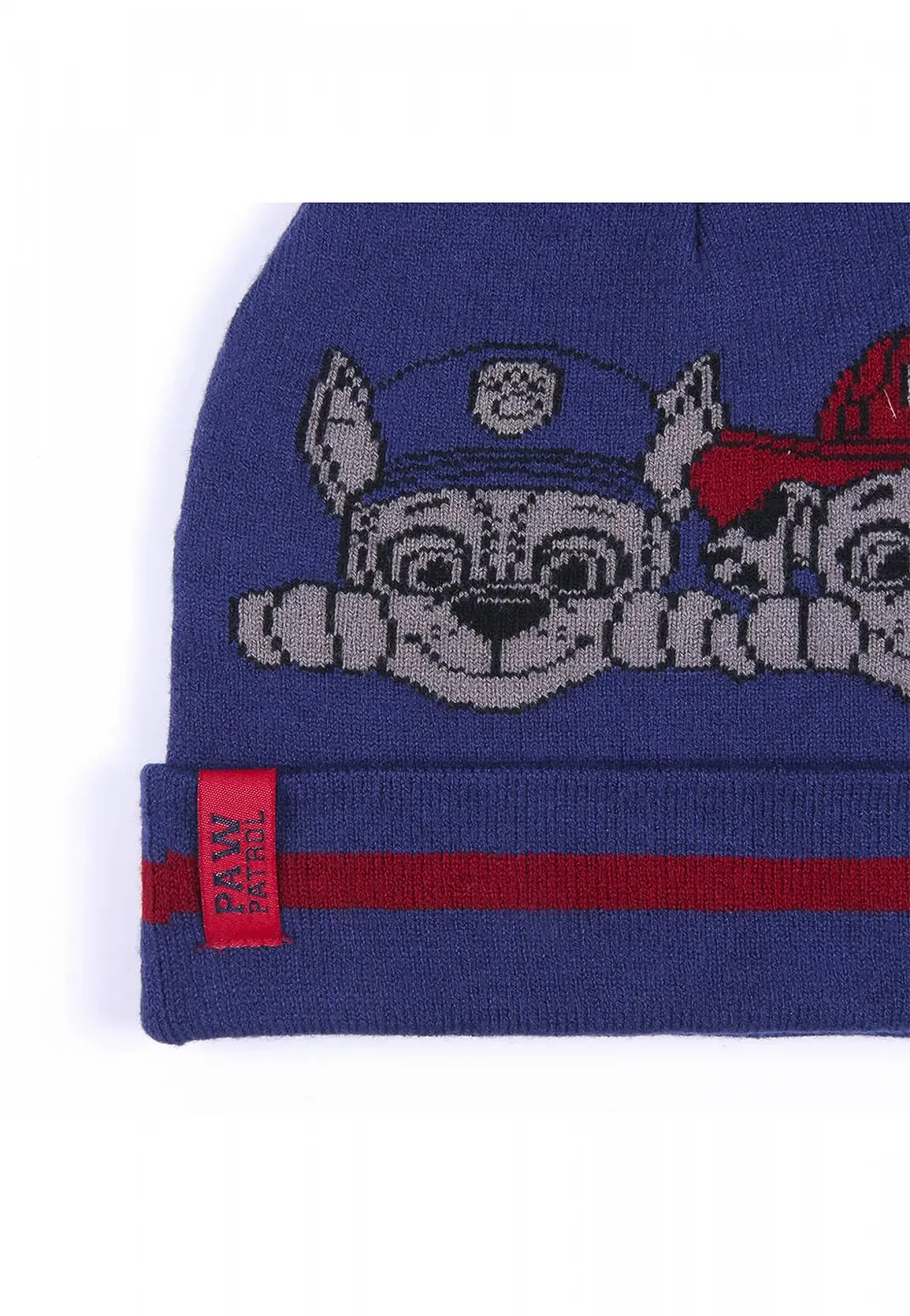 Шапка детская Paw Patrol Chase Marshall Winter Bobble, голубая, фото №3