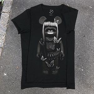 Футболка Brutal man с принтом Девочка черная XL synthetic.ua - Фото 1