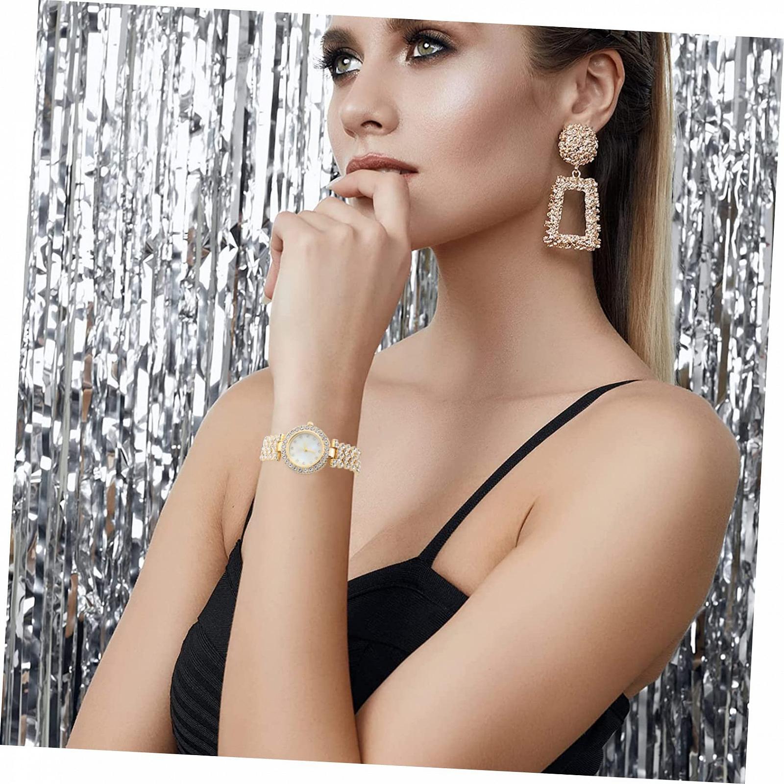 Часы WRITWAA Женские часы Модные часы для женщин Часы с арабскими цифрами Спортивные часы Браслет с Rhinestone Автоматические часы Бриллиантовые часы для женщин Браслет для женщин, фото №5