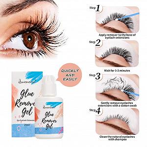 Гель Lunamoon Eyelash Remover 15 мл synthetic.ua - Фото 1