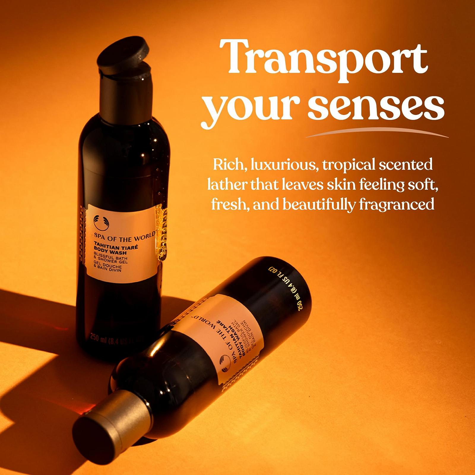 Гель для душу The Body Shop Spa of the World Tahitian Tiaré Body Wash з екстрактом квітки тіаре 250 мл, фото №2