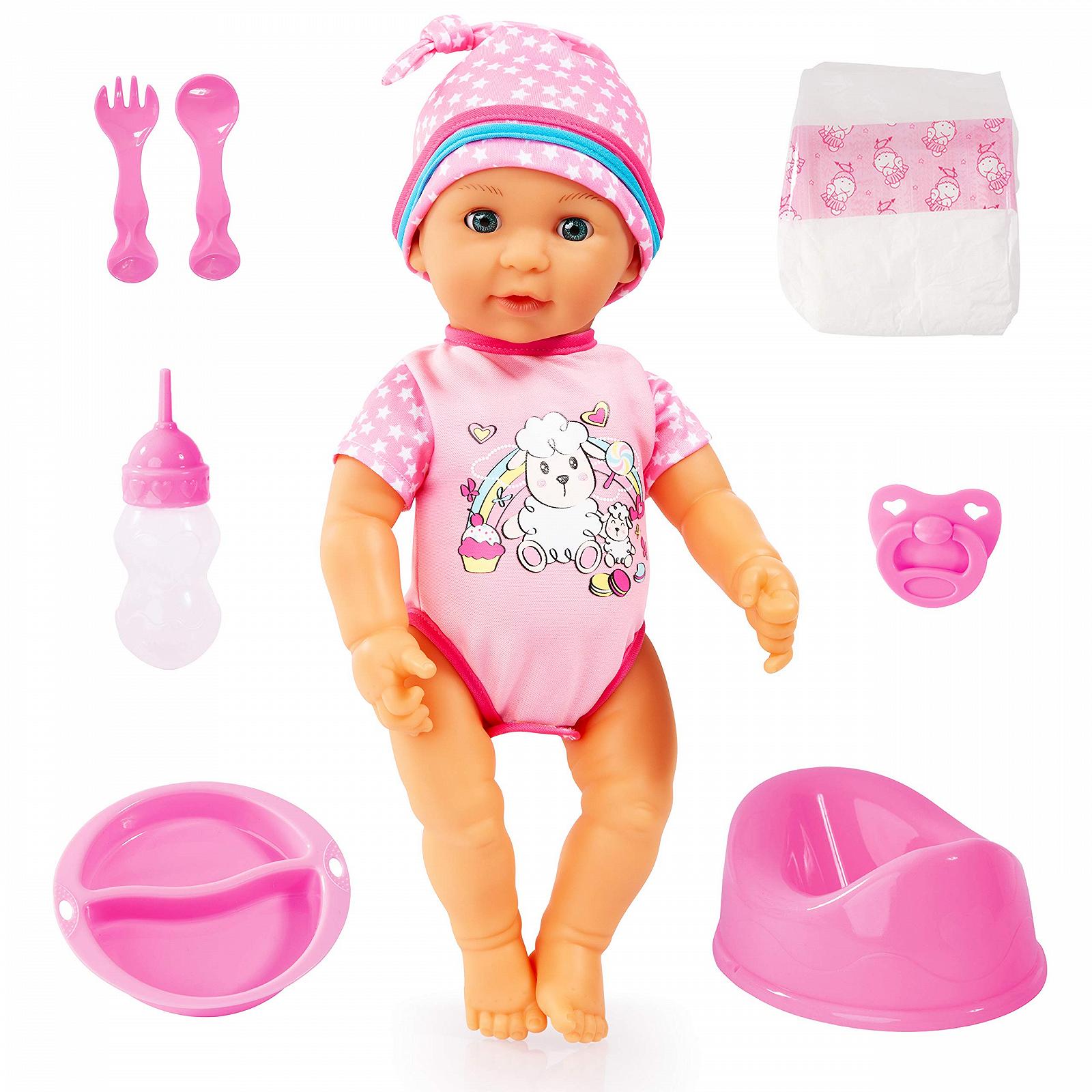 Лялька Bayer Design Lisa Newborn Baby 40 см Тверде тіло з аксесуарами та сплячими очима, фото №2 Лялька Bayer Design Lisa Newborn Baby 40 см Тверде тіло з аксесуарами та сплячими очима, фото №2