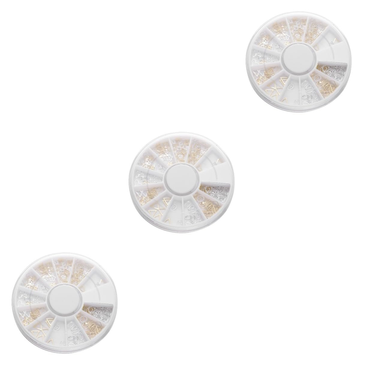 Прикраса для нігтів Метал Діаманти., фото №1