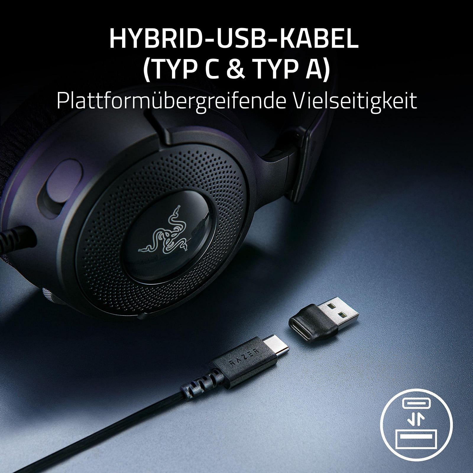 Наушники Razer Kraken V4 X Черный, фото №6
