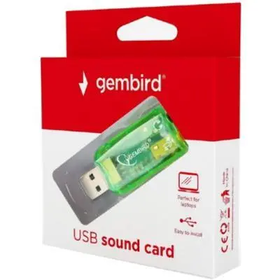 Переходник USB2.0-Audio GEMBIRD (SC-USB-01), фото №3