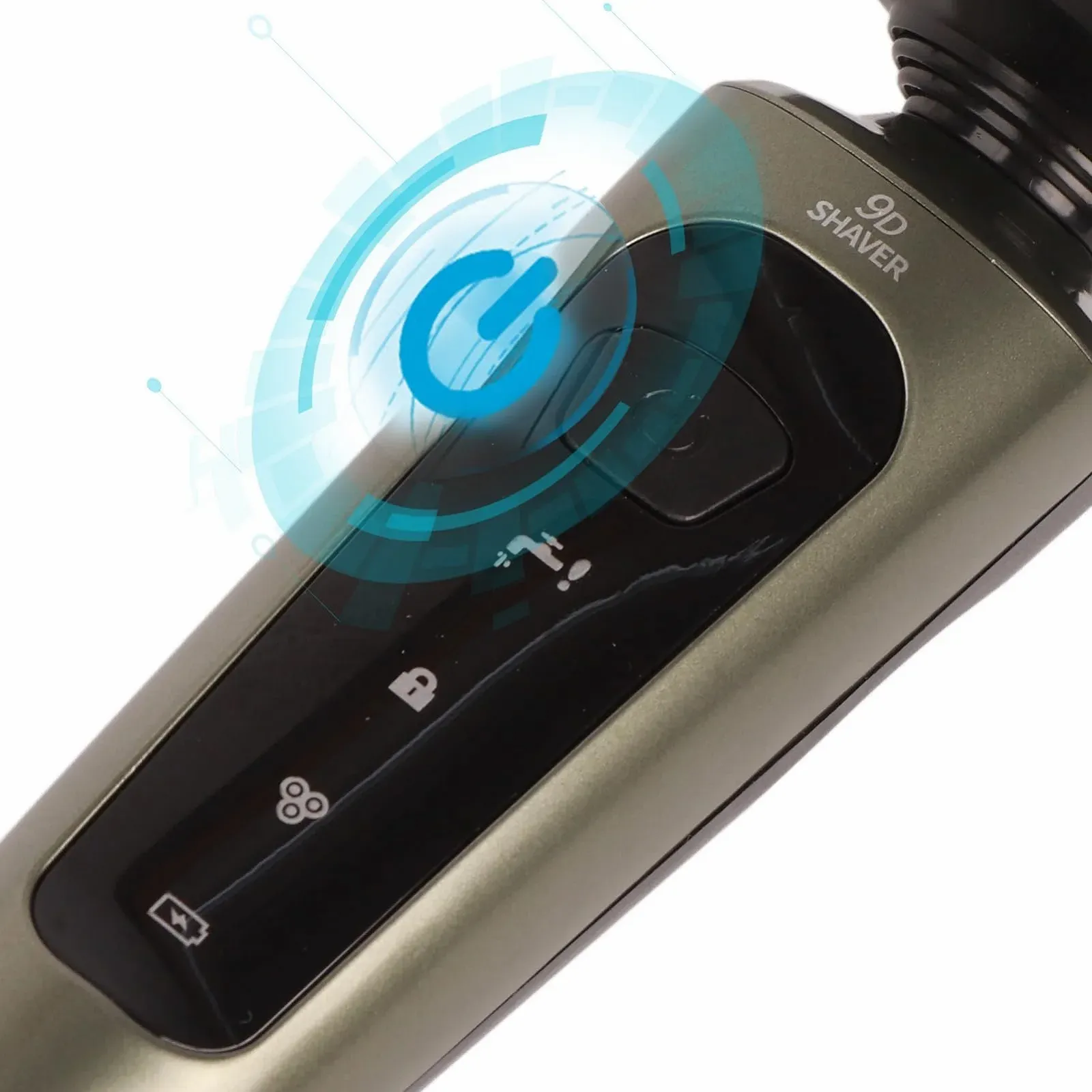 Електробритва YUYTE 9D 4-в-1 багатофункціональна з тримером та USB Темно-зелена, фото №4 Електробритва YUYTE 9D 4-в-1 багатофункціональна з тримером та USB Темно-зелена, фото №4