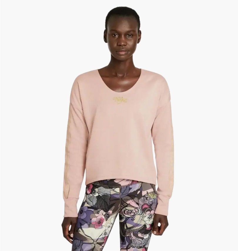 Лонгслів Nike Long Sleeve Top Dusty Rose W XS, фото №1