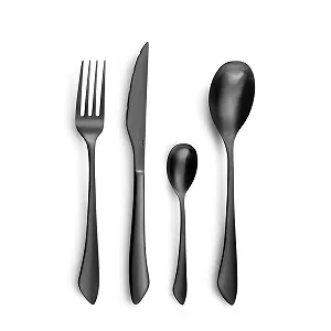 Набір столових приборів Amefa INSTINCT на 4 особи, 16 предметів, PVD покриття, чорний матовий, нержавіюча сталь 18/0 матова ціна на synthetic.ua - Фото 1 Набір столових приборів Amefa INSTINCT на 4 особи, 16 предметів, PVD покриття, чорний матовий, нержавіюча сталь 18/0 матова synthetic.ua - Фото 1