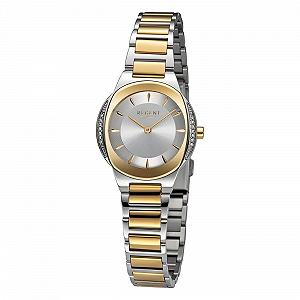 Женские часы REGENT 12230717, нержавеющая сталь, двухцветный, серебристый, золото серебро, браслет - Фото 1